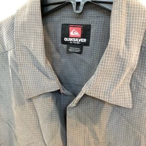 Nice Quiksilver Button Down Shirt XL